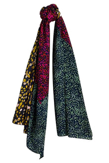  White Stuff Sophie Printed Scarf in Chartreuse Multi