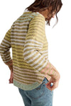 White Stuff Talia Nep Crew Neck Jumper in Yellow Multi