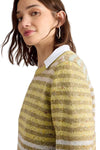White Stuff Talia Nep Crew Neck Jumper in Yellow Multi