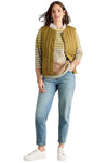 White Stuff Talia Nep Crew Neck Jumper in Yellow Multi