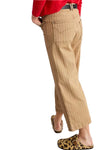 White Stuff Tia Wide Cropped Leg Jean in Chartreuse Multi