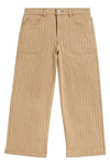 White Stuff Tia Wide Cropped Leg Jean in Chartreuse Multi