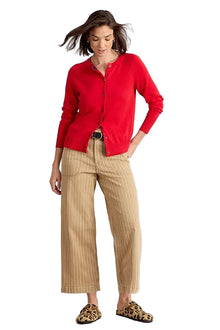  White Stuff Tia Wide Cropped Leg Jean in Chartreuse Multi