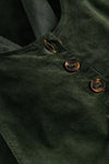 White Stuff Viola Corduroy Dungarees in Dark Green