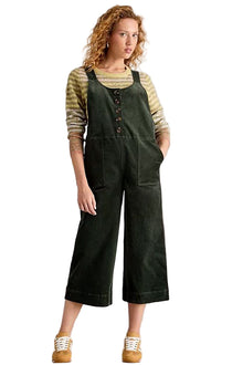  White Stuff Viola Corduroy Dungarees in Dark Green