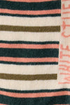 White Stuff Wide Stripe Rib Ankle Sock
