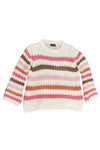 Wooden Ships Ariel Striped Cropped Chunky Cotton Sweater