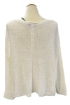 Wooden Ships Key West Chunky Cotton Crew Sweater in Breaker White