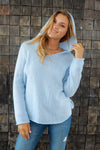 Wooden Ships Mika Hoodie Chunky Sweater in Slipstream