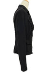 XCVI Dunne Twill Knit Stretch Blazer in Black