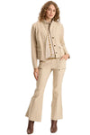 XCVI Dunne Twill Knit Stretch Blazer in Park Avenue