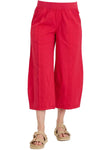 XCVI Wearables Benson Poplin Barrel Crop Pant in San Marzano
