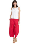 XCVI Wearables Benson Poplin Barrel Crop Pant in San Marzano