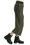 XCVI Wearables Eileen Twill Wide Leg Crop in Intergalactic 23053W
