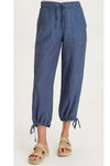 XCVI Wearables Marshall Waffle Weave Pant in Saturated Stone Blue