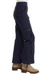 XCVI Wearables Poplin Chaucer Pant in Navy 22936W