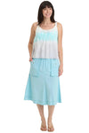 XCVI Wearables Shawnie Tank in Transitional Tiered  Aqua Tie Dye