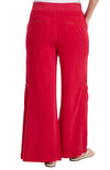 XCVI Wearables Tovell Twill  Wide Leg Cargo Pant in San Marzano