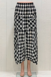 Bodil Tencel Cotton New Pant in Plaid
