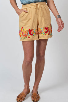  Sister Mary By Ivy Jane Pablo Shorts in Gold