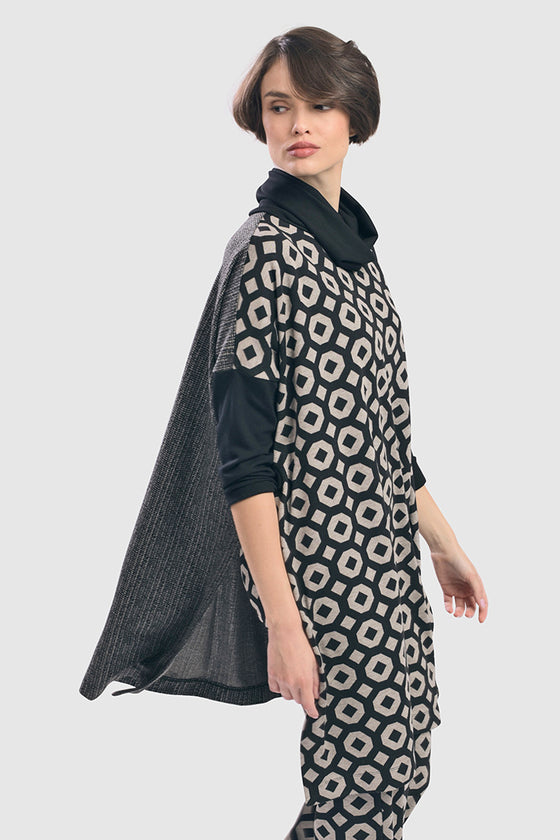 Alembika Sienna Vented Tunic Top in Retro