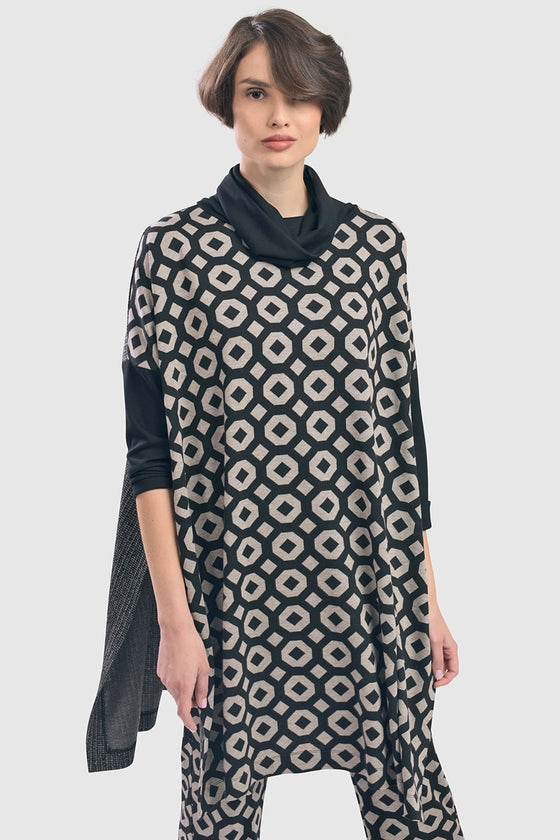 Alembika Sienna Vented Tunic Top in Retro