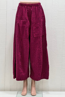  Bodil Spring Adventures New Pant in Small Red Currants Stripe