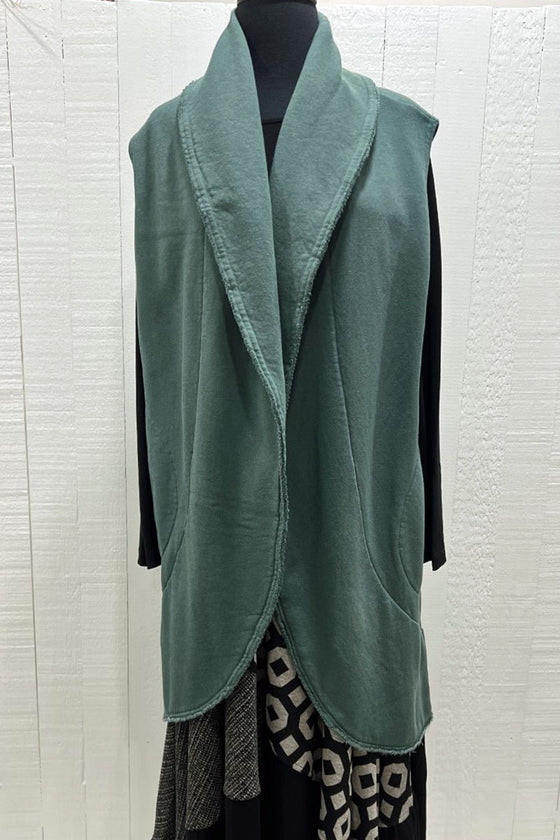 Bryn Walker Wrap Vest in Harbor