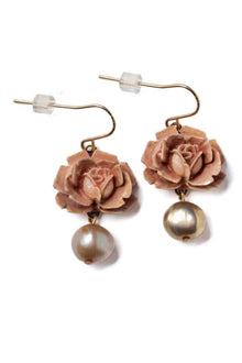  Jill Schwartz Floral Pink Star Earrings