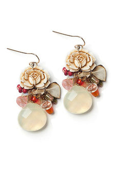  Jill Schwartz Rustic Rose Earrings