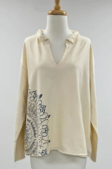  Kyla Seo By Caite Zena Top in Ivory