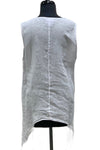 La Fixsun By Match Point V-Neck 2 Layers Tank Top in White