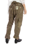 Magnolia Pearl Check Provision Trousers in Teddy Check