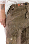 Magnolia Pearl Check Provision Trousers in Teddy Check
