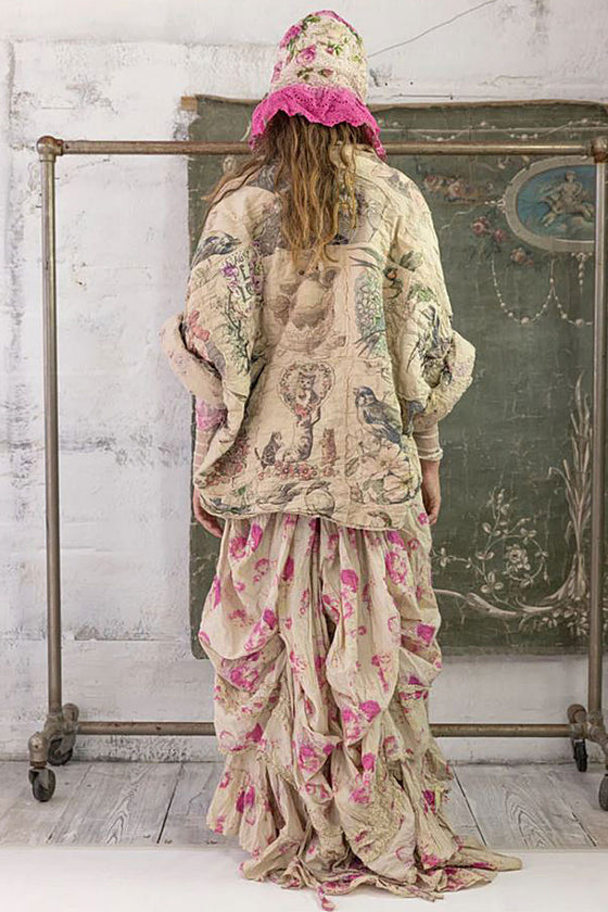 Magnolia Pearl European Cotton Patchwork Malcolm Kimono in Songbird