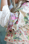 Magnolia Pearl Printed Cropped Kelley Coat in Bloomberry