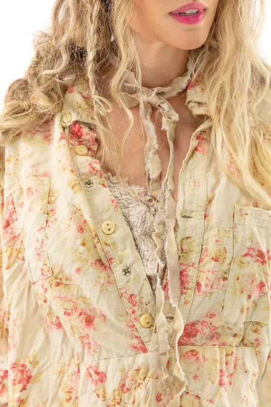 Magnolia Pearl Raya Shirt in Mother Rose