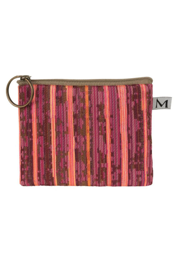 Maruca Coin Bag in Abstract Strokes Hot Fabric