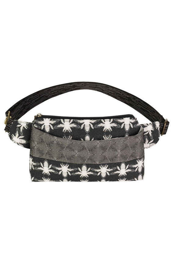 Maruca Designs Hip Pocket Bag in Electric Bees Black