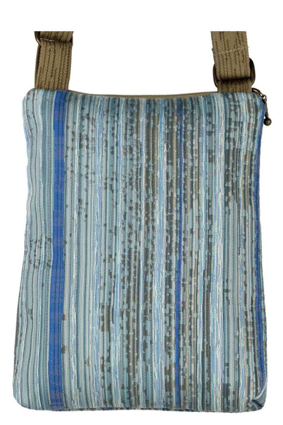 Maruca Pocket Bag in Abstract Strokes Cool Fabric