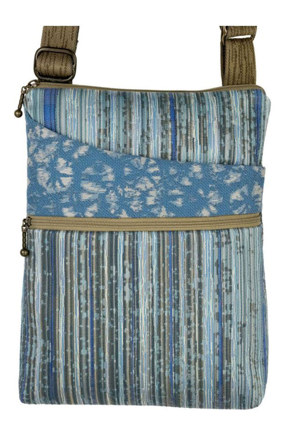 Maruca Pocket Bag in Abstract Strokes Cool Fabric