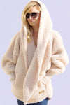 Nordic Beach Hooded Body Wrap in Fluffy Frappe