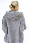 Nordic Beach Hooded Body Wrap in Grey Kitten