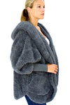 Nordic Beach Hooded Body Wrap in Koala Grey