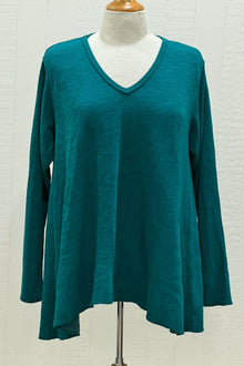  North Star Base By Gerties V Neck Long Angel Top in Night