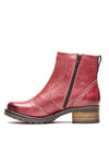 Dromedaris Kassia Leather Boot in Red