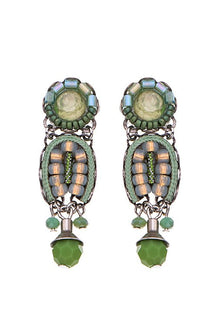  Ayala Bar Anise Earring Green Moonlight Collection