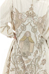 Magnolia Pearl Embroidered Leola Coat in Moonlight - JACKET504-MOON