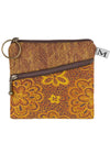 Maruca Designs Roo Pouch in Forest Flower Gold