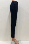 Eleven Stitch Design Double Knit Skinny Pant in Black